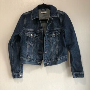 Topshop Dark Blue Jean Jacket